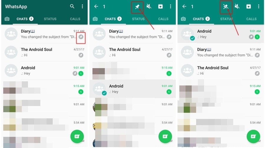 Como fixar a conversa do WhatsApp no Android